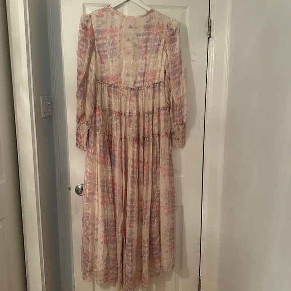 NWT Rococo Sand Metallic Etre Maxi Dress - Picture 6 of 8